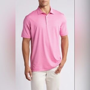 Peter Millar
Drum Stripe Performance Jersey Polo Size Large